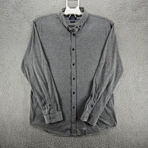 Zara Man Men's XL Slim Fit Gray Polyester Stretch Long Sleeve Comfy Size‎ XL